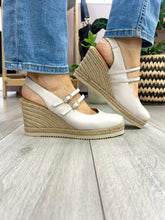 Load image into Gallery viewer, Unisa | Cyntia | Espadrille Slingback Wedge