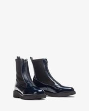 Load image into Gallery viewer, Unisa | Foggia | Navy Patent Boot