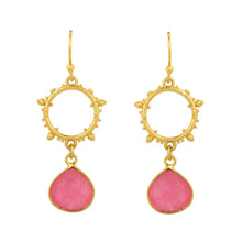Load image into Gallery viewer, Ashiana | Allegra Pink Jade Earrings