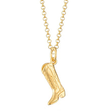 Load image into Gallery viewer, SP | Tapered Cowboy Boot Necklace
