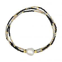 Load image into Gallery viewer, Ashiana | Marais Bracelet | Black & Grey