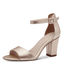 Load image into Gallery viewer, Tamaris | Rose Metallic Sandal