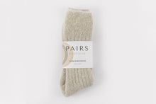 Load image into Gallery viewer, Ribbed Ultra Soft Alpaca Bed Socks