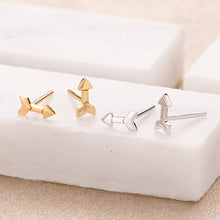 Load image into Gallery viewer, SP Arrow Stud Earrings