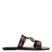 Load image into Gallery viewer, Tamaris | Simple Chocolate Slide Sandal