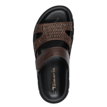 Load image into Gallery viewer, Tamaris | Chocolate Flatform Slide Sandal