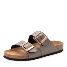 Load image into Gallery viewer, Tamaris | Metallic Double Strap Sandal