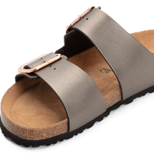 Load image into Gallery viewer, Tamaris | Metallic Double Strap Sandal