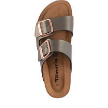 Load image into Gallery viewer, Tamaris | Metallic Double Strap Sandal