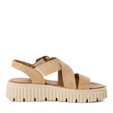 Load image into Gallery viewer, Tamaris | Suede Flatform Sandal
