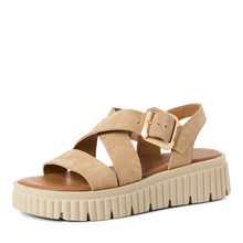 Load image into Gallery viewer, Tamaris | Suede Flatform Sandal