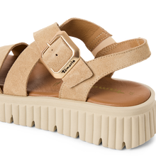 Load image into Gallery viewer, Tamaris | Suede Flatform Sandal