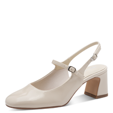 Load image into Gallery viewer, Tamaris | Patent Slingback Heeled Pump