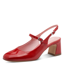 Load image into Gallery viewer, Tamaris | Patent Slingback Heeled Pump