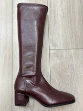 Load image into Gallery viewer, Miss Elastic | Square Toe | Pull on Knee High Sock Boot