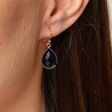 Load image into Gallery viewer, Ashiana | Ava Earrings | Navy Sunstone