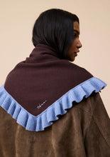 Load image into Gallery viewer, Merino Wool Triangle Ruffle Scarf | Large