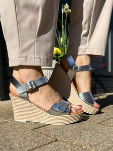 Oh My Sandals | Metallic Wedge
