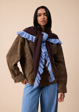 Load image into Gallery viewer, Merino Wool Triangle Ruffle Scarf | Large