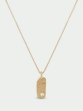 Load image into Gallery viewer, Tutti | Organic Tag Pendant Necklace | Freshwater Pearl