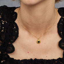 Load image into Gallery viewer, Ashiana | Maine Flower Necklace | Black Onyx