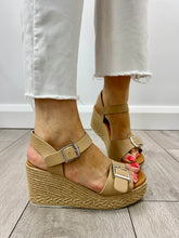 Load image into Gallery viewer, Oh! My Sandals | Buckle Espadrille Wedge