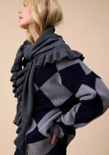 Load image into Gallery viewer, Merino Wool Triangle Ruffle Scarf | Large