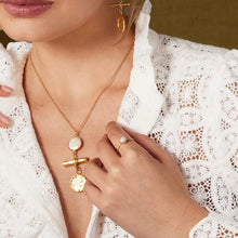 Load image into Gallery viewer, Ashiana | Dotty Ring | Moonstone