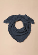 Load image into Gallery viewer, Merino Wool Triangle Ruffle Scarf | Large