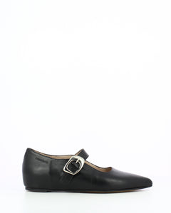 Wonders | Triana | Pointed Leather Pump | Black