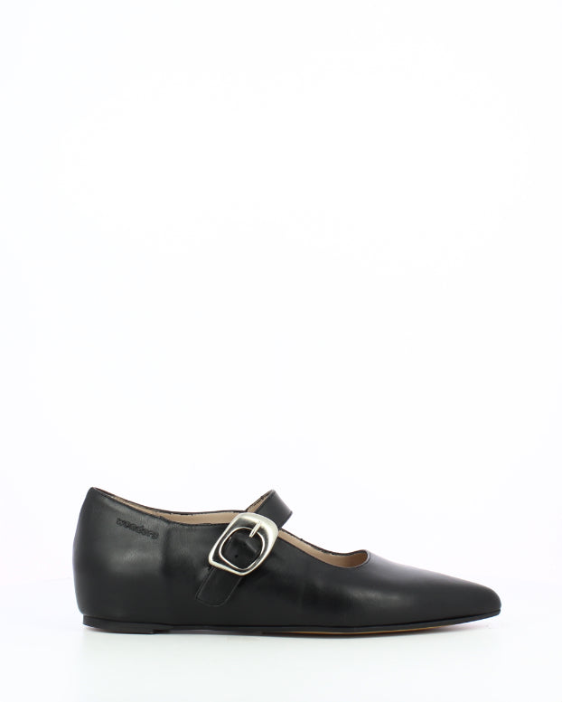 Wonders | Triana | Pointed Leather Pump | Black