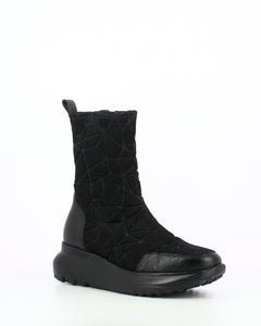 Wonders | UltraFly | Sportsluxe Ankle Boot | Black