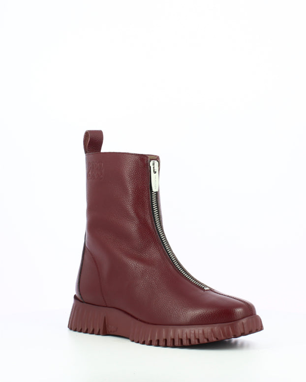 Wonders | Flexfly | Leather Ankle Boot | Front Zip