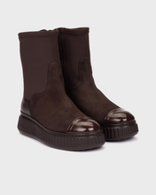 Load image into Gallery viewer, Wonders | Flatform Stretch Ankle Boot
