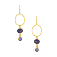 Load image into Gallery viewer, Ashiana | Cadiz Earrings | Navy
