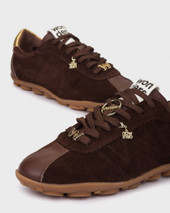 Wonders | Sprintr | Brown Suede | Retro Sneakers