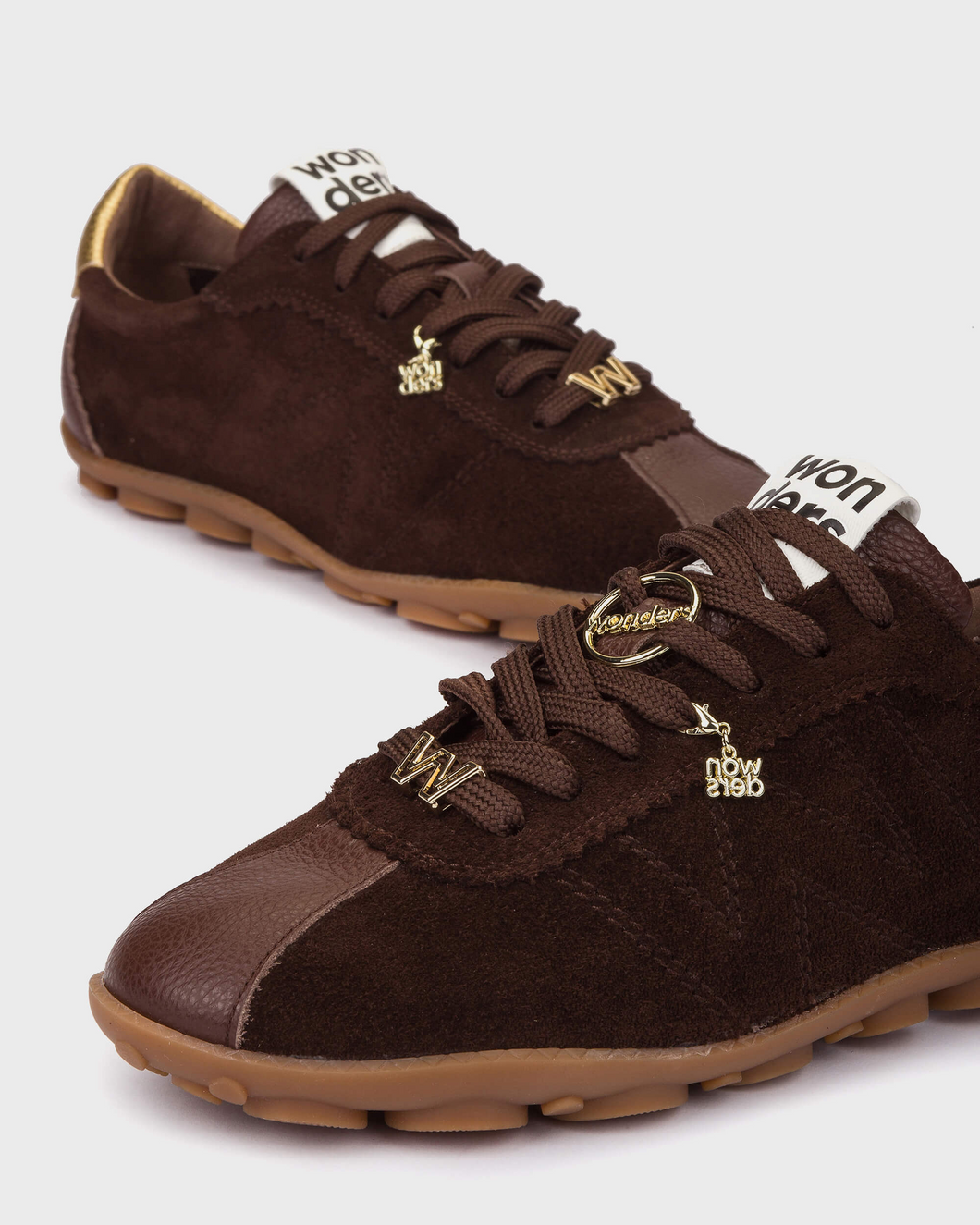 Wonders | Sprintr | Brown Suede | Retro Sneakers