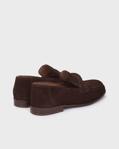 Wonders | Chocolate Brown Suede Loafer | DUE 27th Oct