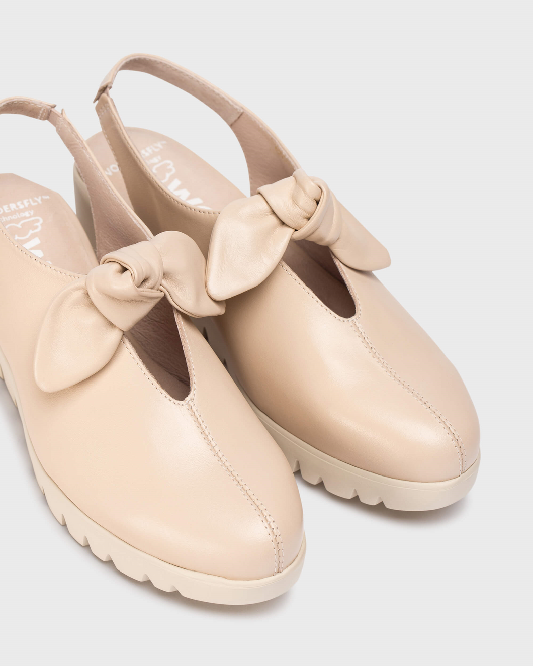 Wonders | Slingback Bow Loafers