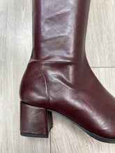 Load image into Gallery viewer, Miss Elastic | Square Toe | Pull on Knee High Sock Boot