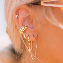 Load image into Gallery viewer, SP Flat Hoop Earrings