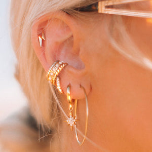 SP Flat Hoop Earrings