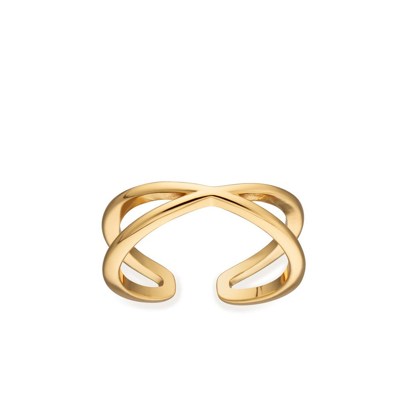 Cross toe ring hotsell