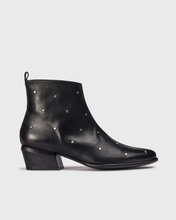 Load image into Gallery viewer, Wonders | Fei | Leather Ankle Boot | Black | Studded
