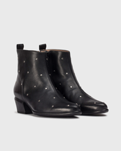 Load image into Gallery viewer, Wonders | Fei | Leather Ankle Boot | Black | Studded