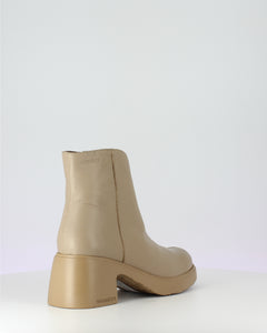 Wonders | Flytres | Leather Ankle Boot | Taupe