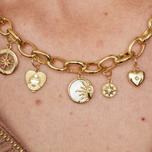 Load image into Gallery viewer, Ashiana | Mini Gold Compass Charm
