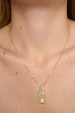 Load image into Gallery viewer, Tutti | Organic Tag Pendant Necklace | Freshwater Pearl