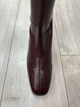 Load image into Gallery viewer, Miss Elastic | Square Toe | Pull on Knee High Sock Boot