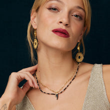 Load image into Gallery viewer, Ashiana | Nanette Necklace | Black &amp; Grey